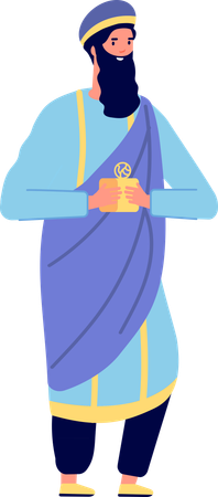 Holy bible character  Illustration