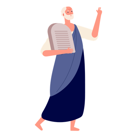 Holy bible character  Illustration