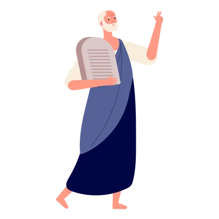 Holy bible character  Illustration