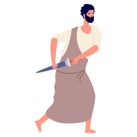 Holy bible character  Illustration