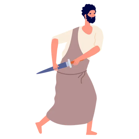 Holy bible character  Illustration