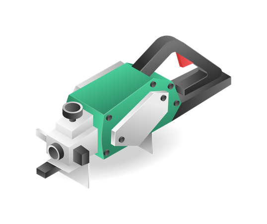 Holzhobelmaschine  Illustration