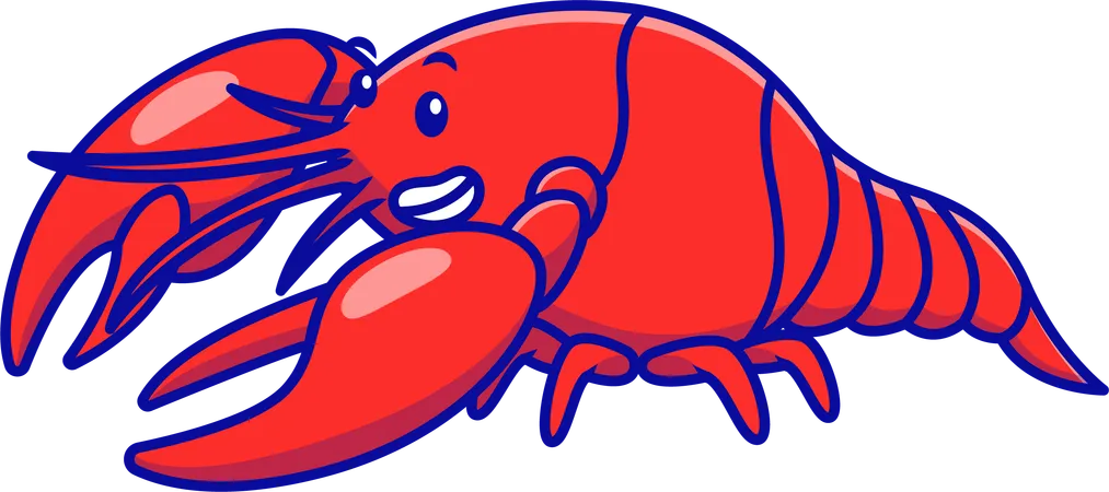 Homard  Illustration