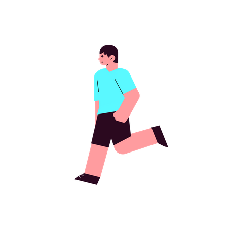 Hombre caminando  Ilustración