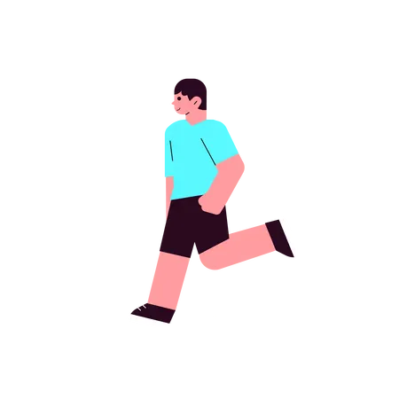 Hombre caminando  Ilustración