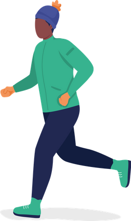 Hombre corriendo  Ilustración