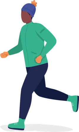 Hombre corriendo  Ilustración