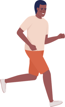 Hombre corriendo  Ilustración