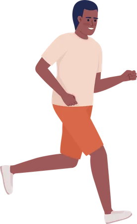 Hombre corriendo  Ilustración