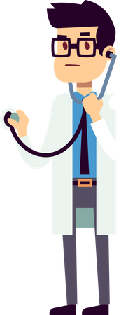 Hombre doctor  Illustration