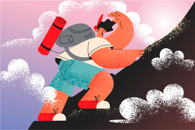 Hombre caminando  Ilustración