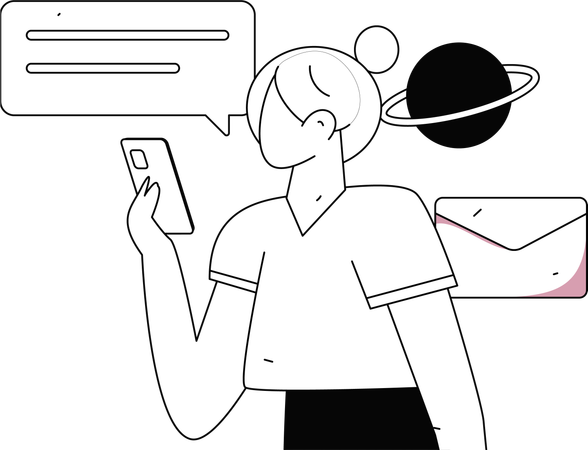 Hombre trabajando en el ranking SEO  Ilustración