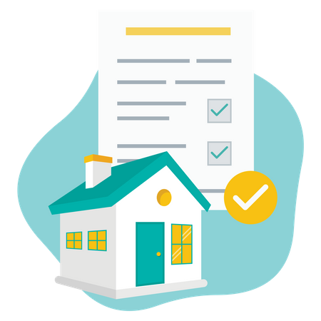 Home agreement Illustration