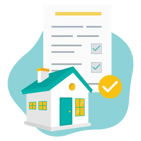Home agreement Illustration