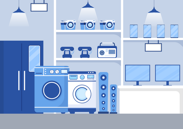 Home Appliance Illustration