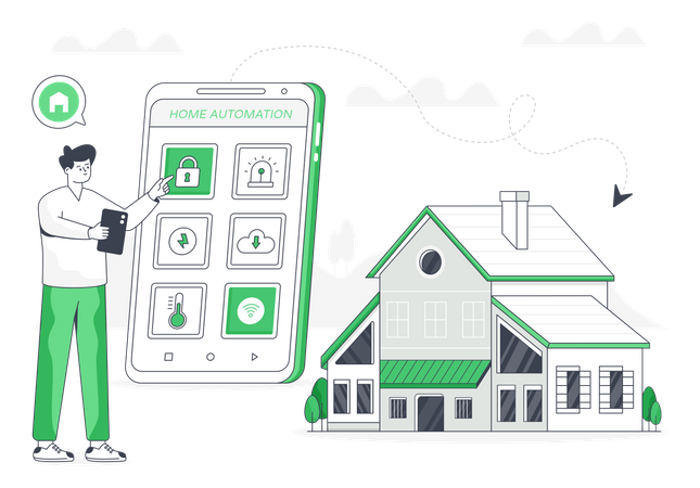 Home Automation  Illustration