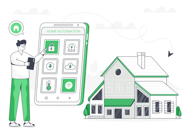 Home Automation  Illustration