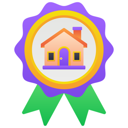 Home Badge  Illustration