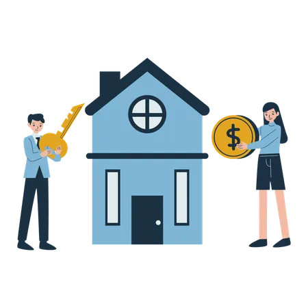 Home Buying  Illustration