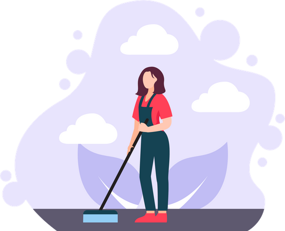 Home cleaner  Illustration