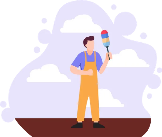 Home cleaner  Illustration