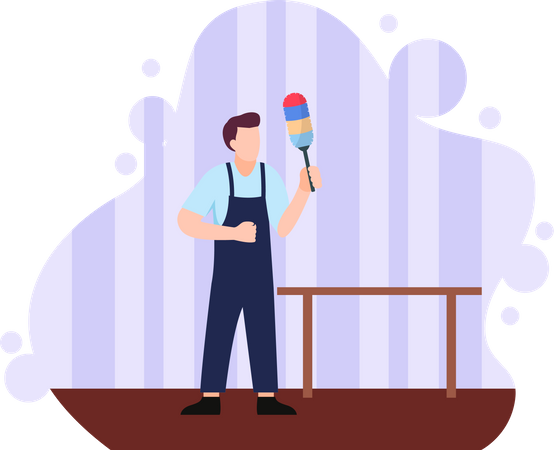 Home cleaner  Illustration