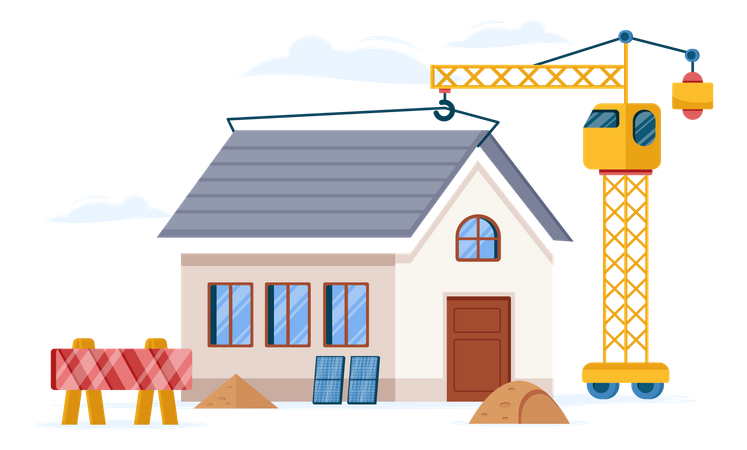 Home Construction Illustration