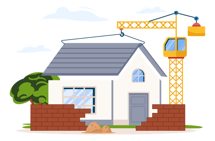 Home Construction Illustration