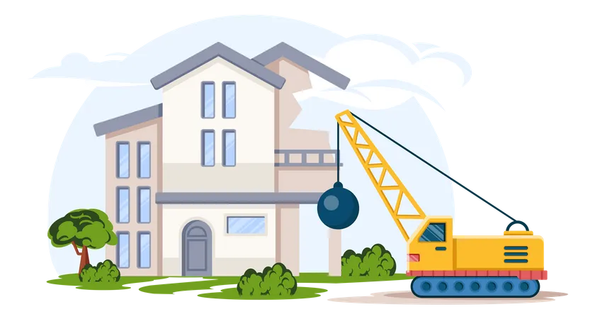 Home Construction  Illustration