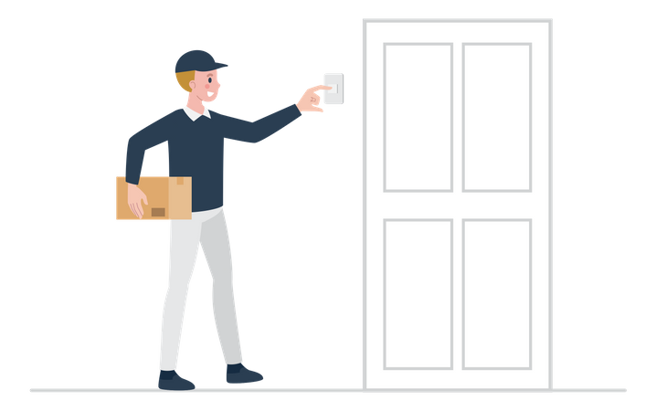 Home Delivery Illustration