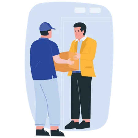 Home delivery  イラスト