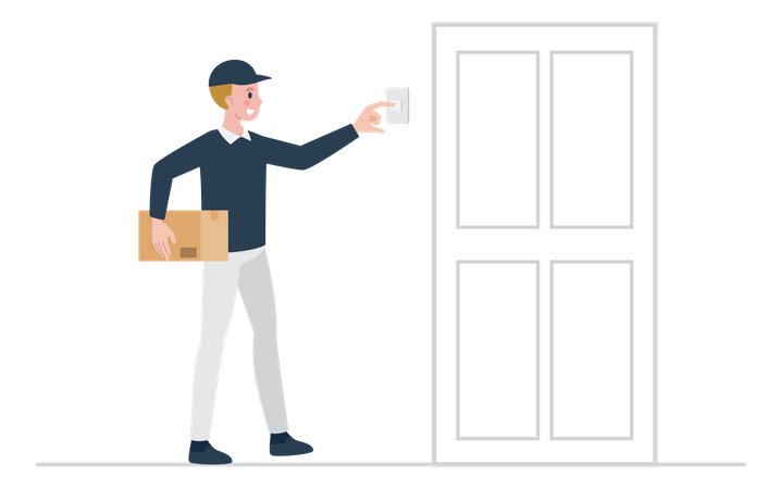 Home Delivery  Illustration