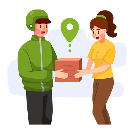 Home Delivery  Illustration