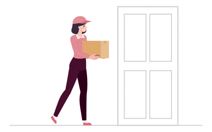 Home Delivery  Illustration