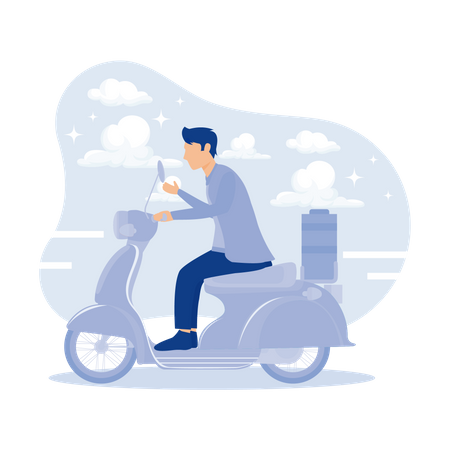 Home Delivery  Illustration