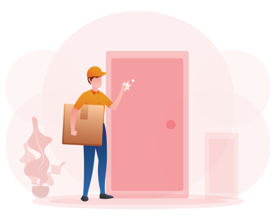 Home Delivery  Illustration