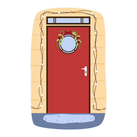Home Door  Illustration