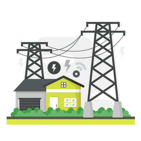 Home Electricity  Illustration