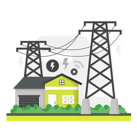 Home Electricity  Illustration