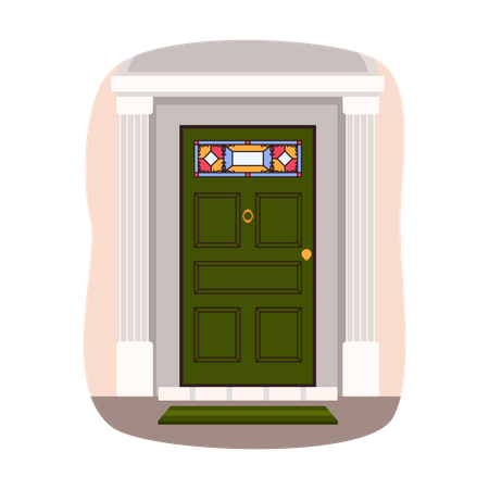 Home Entrance  Illustration