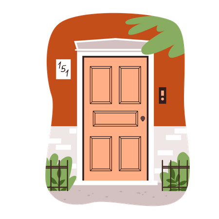 Home Entry  イラスト