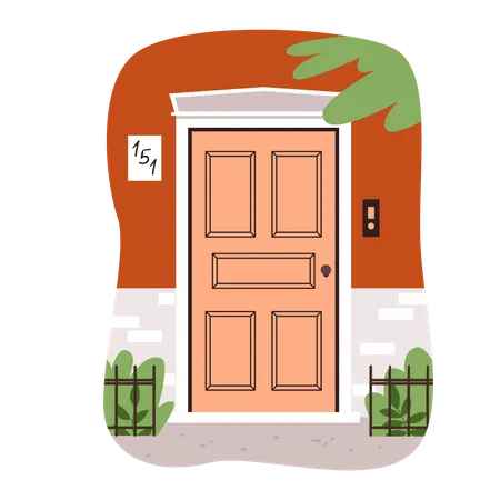 Home Entry  Illustration