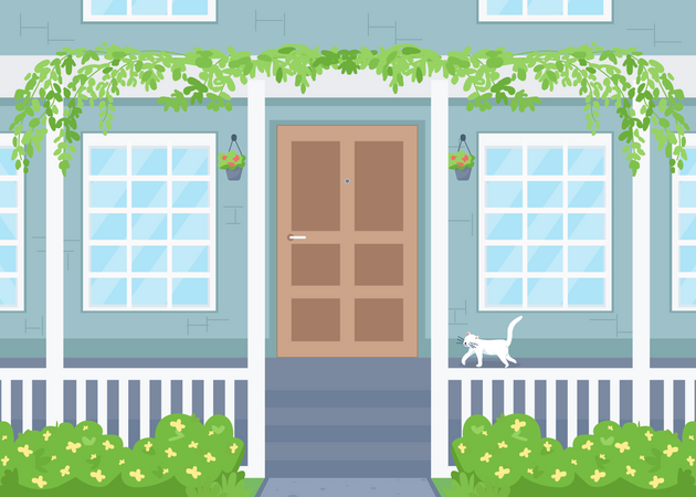 Home exterior Illustration