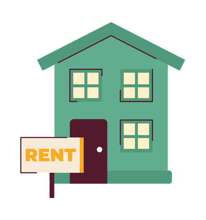 Home for rent  Illustration