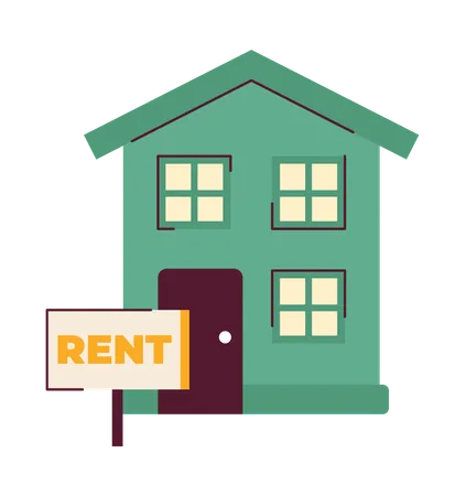 Home for rent  Illustration