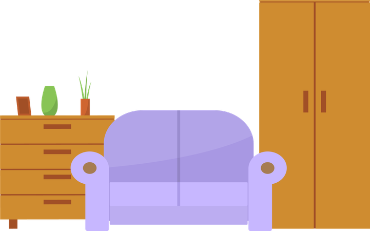 Home Furniture  Illustration