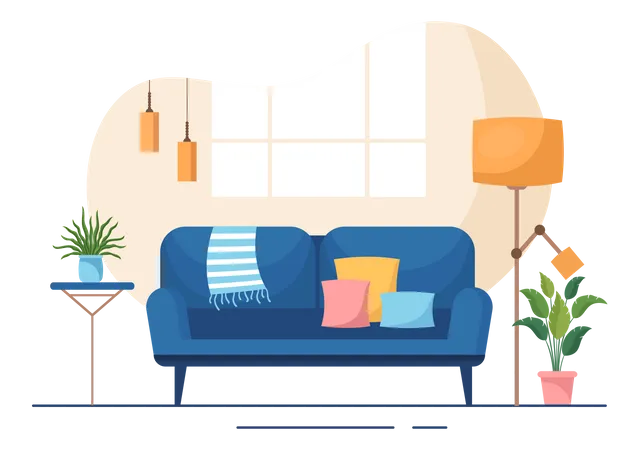 Home Furniture  Illustration