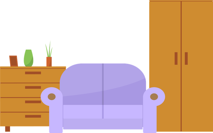 Home Furniture  Illustration