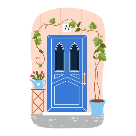 Home Gate  Illustration