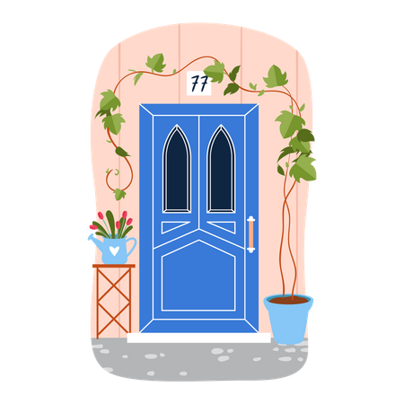 Home Gate  Illustration